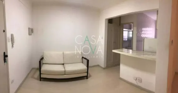 Apartamento com 1 Quarto para alugar, 48m² no Pompéia, Santos