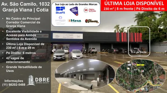 Ponto Comercial para alugar, 230m² no Granja Viana, Cotia