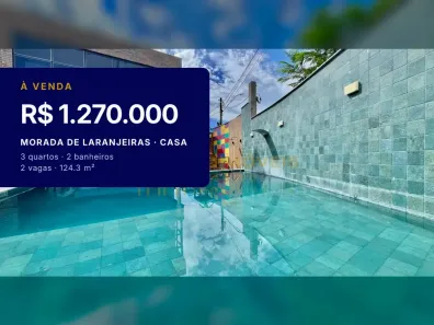 Casa com 3 Quartos à venda, 124m² no Morada de Laranjeiras, Serra