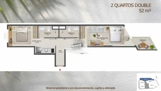 Apartamento com 2 Quartos à venda, 52m² no Flamengo, Rio de Janeiro