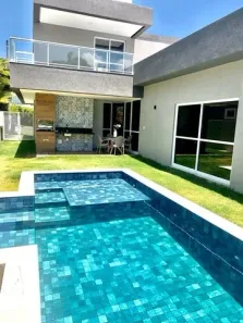 Casa de Condomínio com 4 Quartos à venda, 262m² no Alphaville (Abrantes), Camaçari