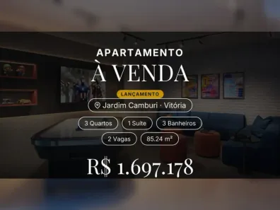 Apartamento com 3 Quartos à venda, 85m² no Jardim Camburi, Vitória