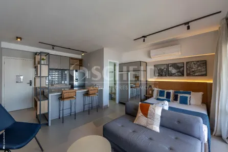 Flat com 1 Quarto à venda, 46m² no Campo Belo, São Paulo