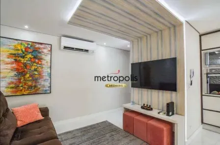 Apartamento com 2 Quartos à venda, 84m² no Vila Scarpelli, Santo André