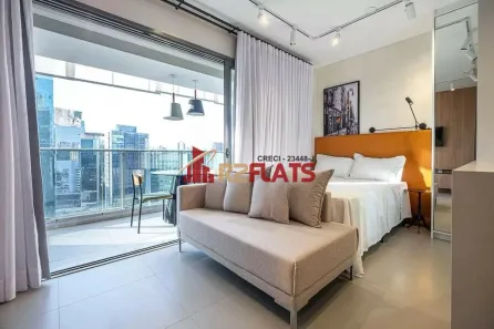 Flat com 1 Quarto para alugar, 48m² no Pinheiros, São Paulo