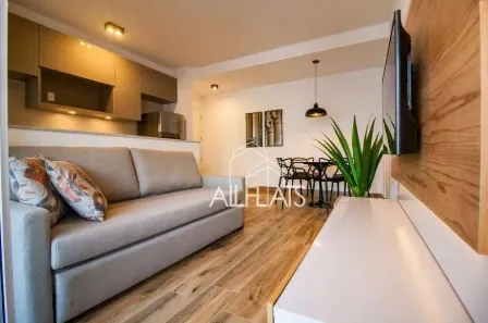 Apartamento com 1 Quarto para alugar, 48m² no Bela Vista, São Paulo