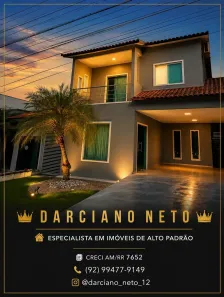 Casa de Condomínio com 3 Quartos para alugar, 275m² no Colônia Terra Nova, Manaus