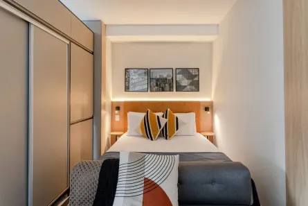 Apartamento com 1 Quarto para alugar, 48m² no Campo Belo, São Paulo