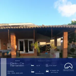 Casa com 4 Quartos à venda, 375m² no Centro, Parnamirim