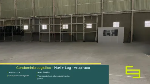 Galpão/Depósito/Armazém para alugar, 2806m² no Guaribas, Arapiraca