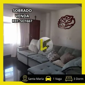 Sobrado com 3 Quartos à venda, 152m² no Santa Maria, São Caetano do Sul