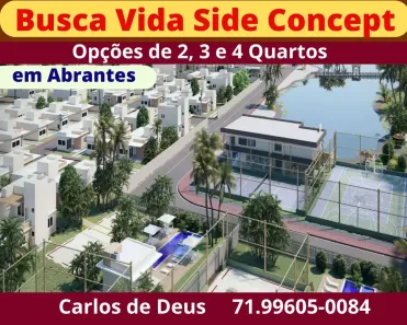 Casa de Condomínio com 2 Quartos à venda, 70m² no Nova Abrantes (Abrantes), Camaçari