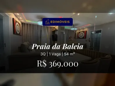 Apartamento com 3 Quartos à venda, 54m² no Praia da Baleia, Serra