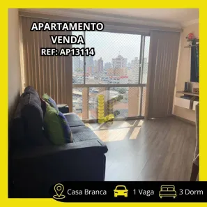 Apartamento com 3 Quartos à venda, 90m² no Casa Branca, Santo André