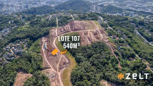 Lote/Terreno à venda, 540m² no Ponta Aguda, Blumenau