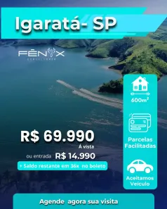 Lote/Terreno à venda, 600m² no Centro, Jacareí