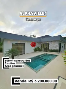 Apartamento com 3 Quartos à venda, 300m² no Ponta Negra, Manaus