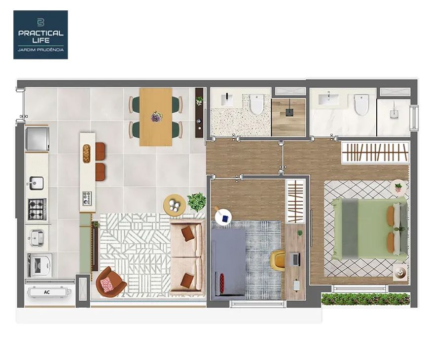 PRACTICAL LIFE JARDIM PRUDENCIA - APARTAMENTOS no Vila Santa Catarina, São Paulo