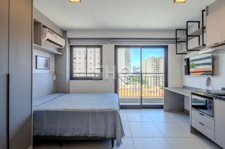 Apartamento com 1 Quarto para alugar, 24m² no Perdizes, São Paulo