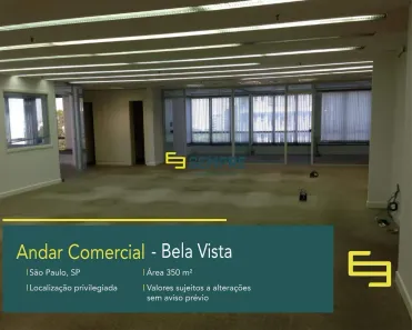 Imóvel Comercial para alugar, 350m² no Bela Vista, São Paulo
