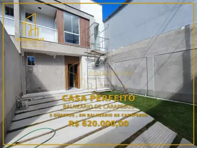 Casa com 3 Quartos à venda, 99m² no Balneário de Carapebus, Serra
