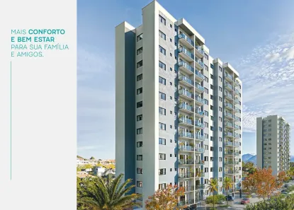 Apartamento com 2 Quartos à venda, 57m² no Queimados, Queimados