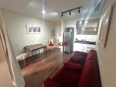 Flat com 1 Quarto para alugar, 35m² no Cidade Monções, São Paulo