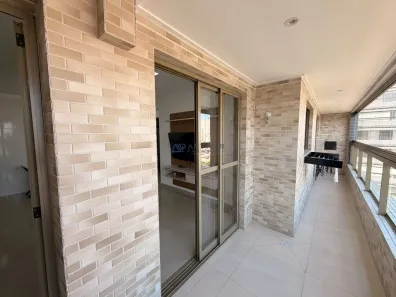 Apartamento com 2 Quartos para alugar, 80m² no Boqueirão, Praia Grande