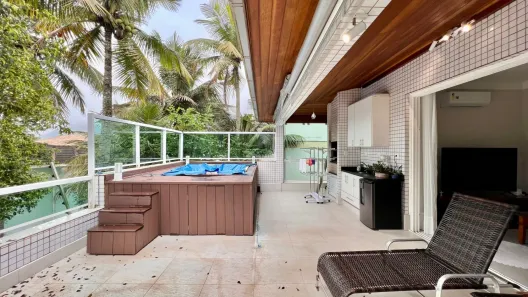 Cobertura com 2 Quartos à venda, 145m² no Jardim Las Palmas, Guarujá