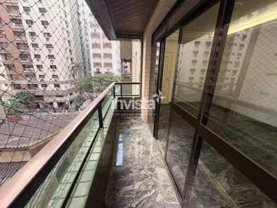 Apartamento com 3 Quartos para alugar, 112m² no Aparecida, Santos
