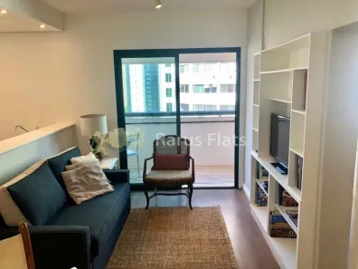 Flat com 1 Quarto para alugar, 40m² no Itaim Bibi, São Paulo