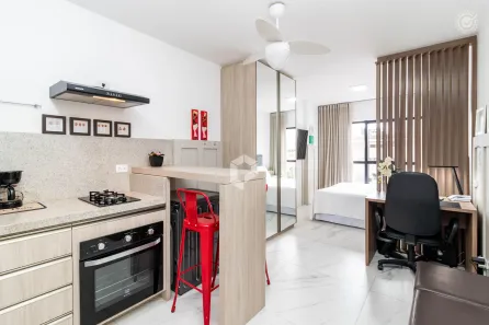 Apartamento com 1 Quarto para alugar, 29m² no Batel, Curitiba