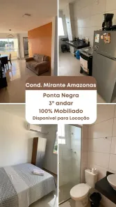 Apartamento com 2 Quartos para alugar, 45m² no Ponta Negra, Manaus