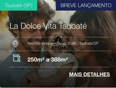 Lote/Terreno à venda, 388m² no Jardim Independência, Taubaté