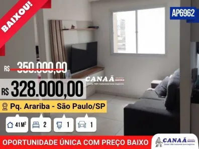 Apartamento com 2 Quartos à venda, 41m² no Parque Arariba, São Paulo