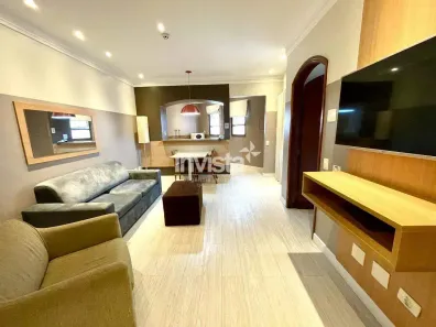Flat com 1 Quarto à venda, 40m² no Gonzaga, Santos