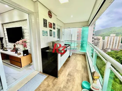 Apartamento com 3 Quartos à venda, 87m² no José Menino, Santos