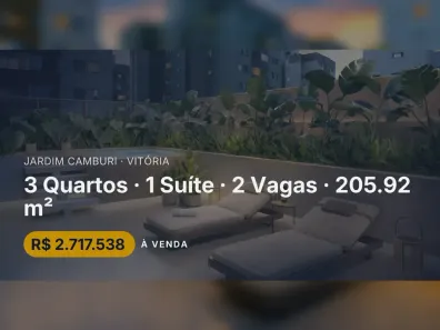 Apartamento com 3 Quartos à venda, 205m² no Jardim Camburi, Vitória