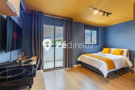 Apartamento com 1 Quarto para alugar, 28m² no Indianópolis, São Paulo