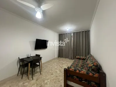 Apartamento com 1 Quarto para alugar, 83m² no Gonzaga, Santos