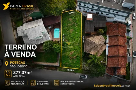 Lote/Terreno à venda, 377m² no Potecas, São José