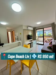 Apartamento com 2 Quartos à venda, 36m² no Maracaipe, Ipojuca