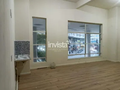 Sala Comercial para alugar, 30m² no Gonzaga, Santos
