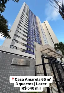Apartamento com 3 Quartos à venda, 65m² no Casa Amarela, Recife
