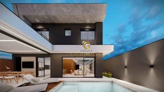 Casa de Condomínio com 4 Quartos à venda, 265m² no Loteamento Floresta, São José dos Campos