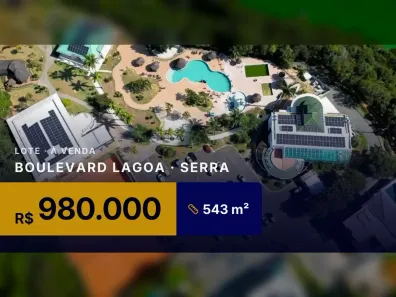 Lote/Terreno à venda, 543m² no Boulevard Lagoa, Serra