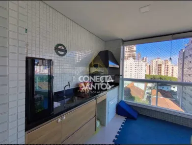 Apartamento com 3 Quartos à venda, 103m² no Gonzaga, Santos
