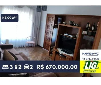 Sobrado com 3 Quartos à venda, 143m² no Vila Universitária, São Paulo