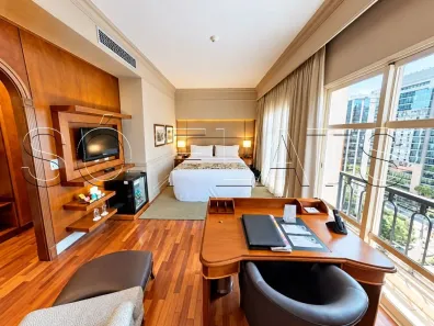 Flat com 1 Quarto à venda, 30m² no Cidade Monções, São Paulo