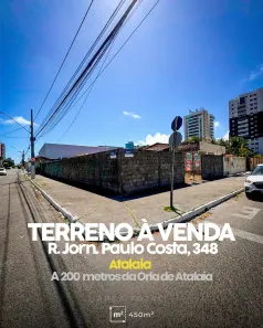 Lote/Terreno à venda, 450m² no Atalaia, Aracaju